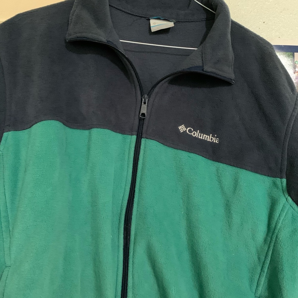 COLMBIA MEN TEAL TRI COLOR POLYESTER JACKET 🧥